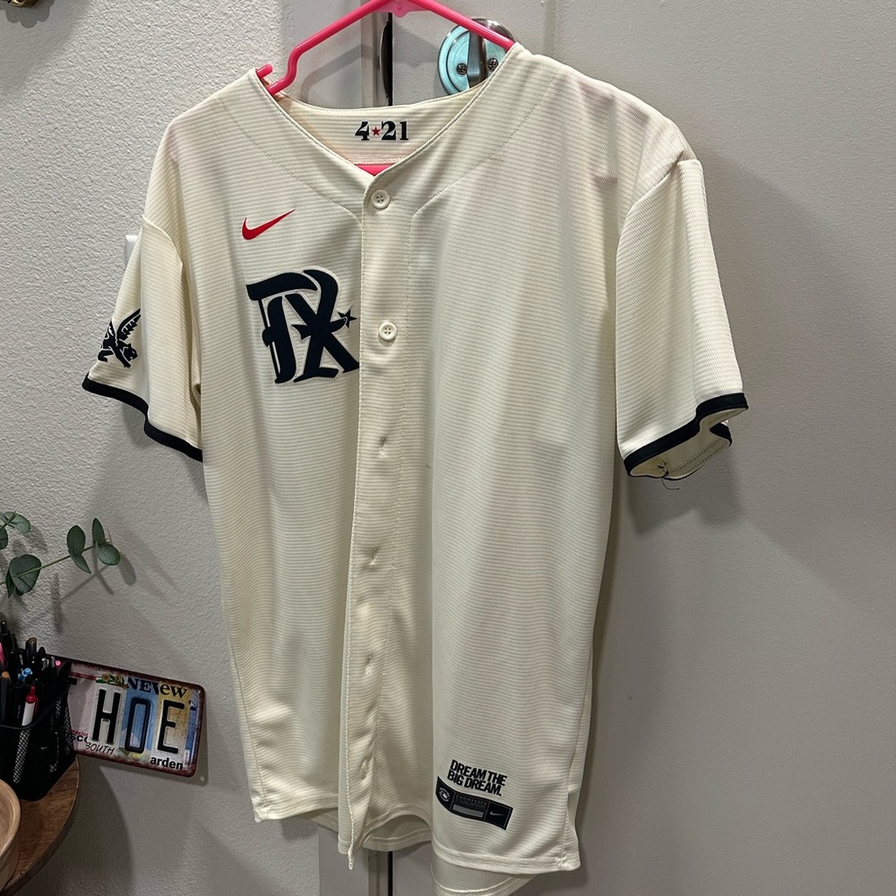 Nike Off-White Rangers Jersey with Black Accents